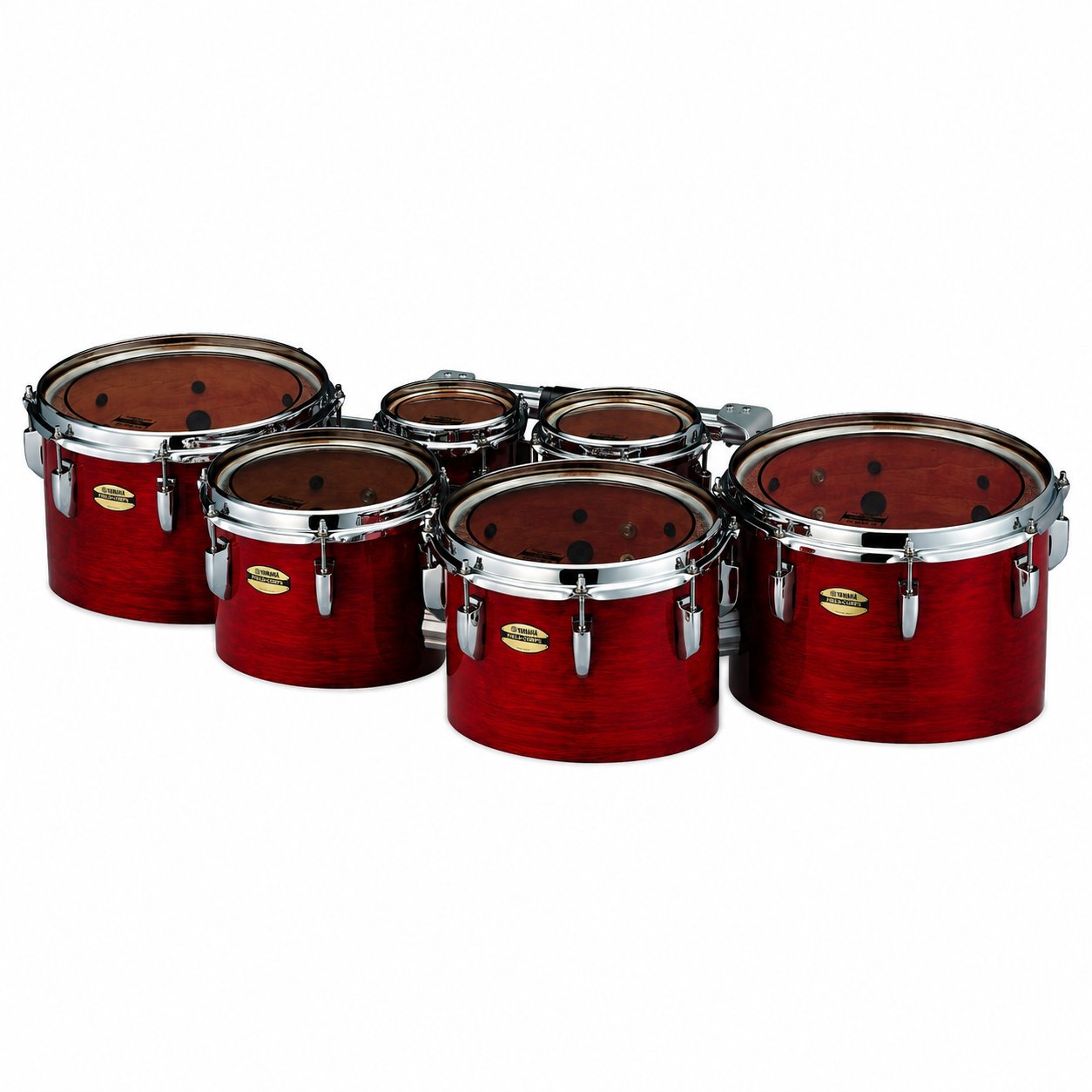 Yamaha 8400 Field-Corps Small Tenors Red Forest MTD-68023R Angle