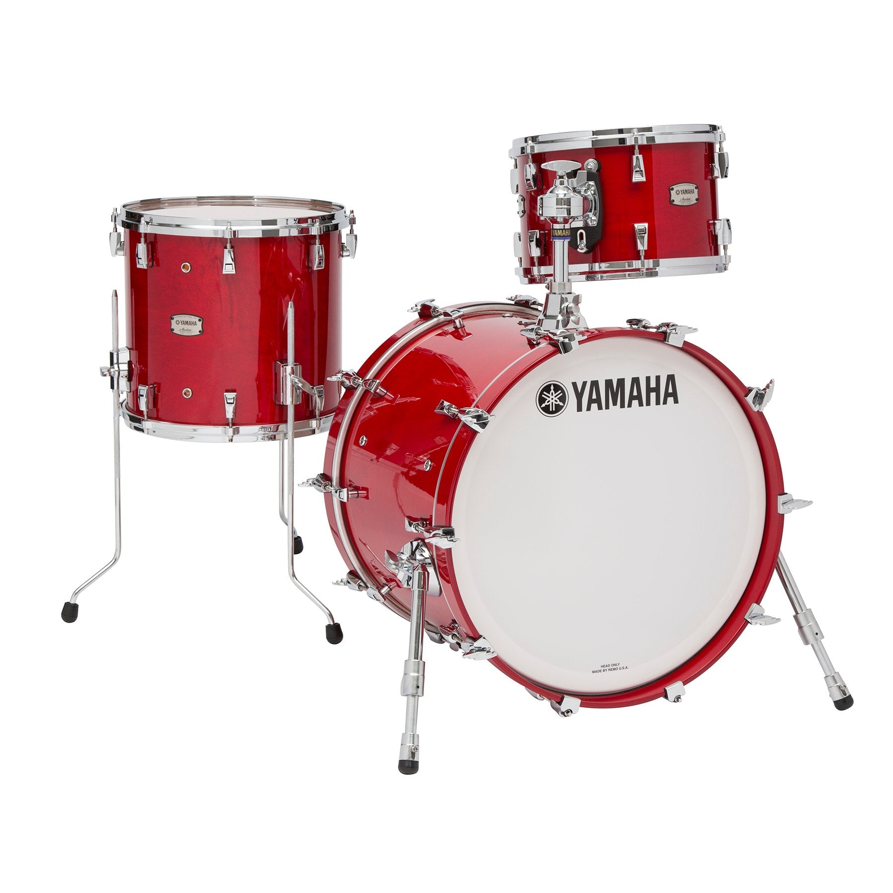 Yamaha Absolute Maple Hybrid 3pc Shell Pack Red Autumn - 12x8, 14x13, 18x14 AM8F30JRAU