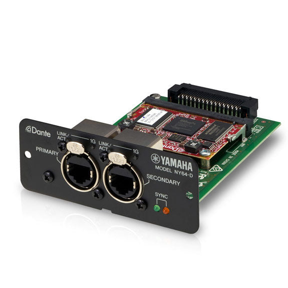 MitsuFuru YAMAHA NY64-D TFシリーズ用拡張 Yamaha NY64-D I/O Expansion Card for TF Series Consoles | Steve