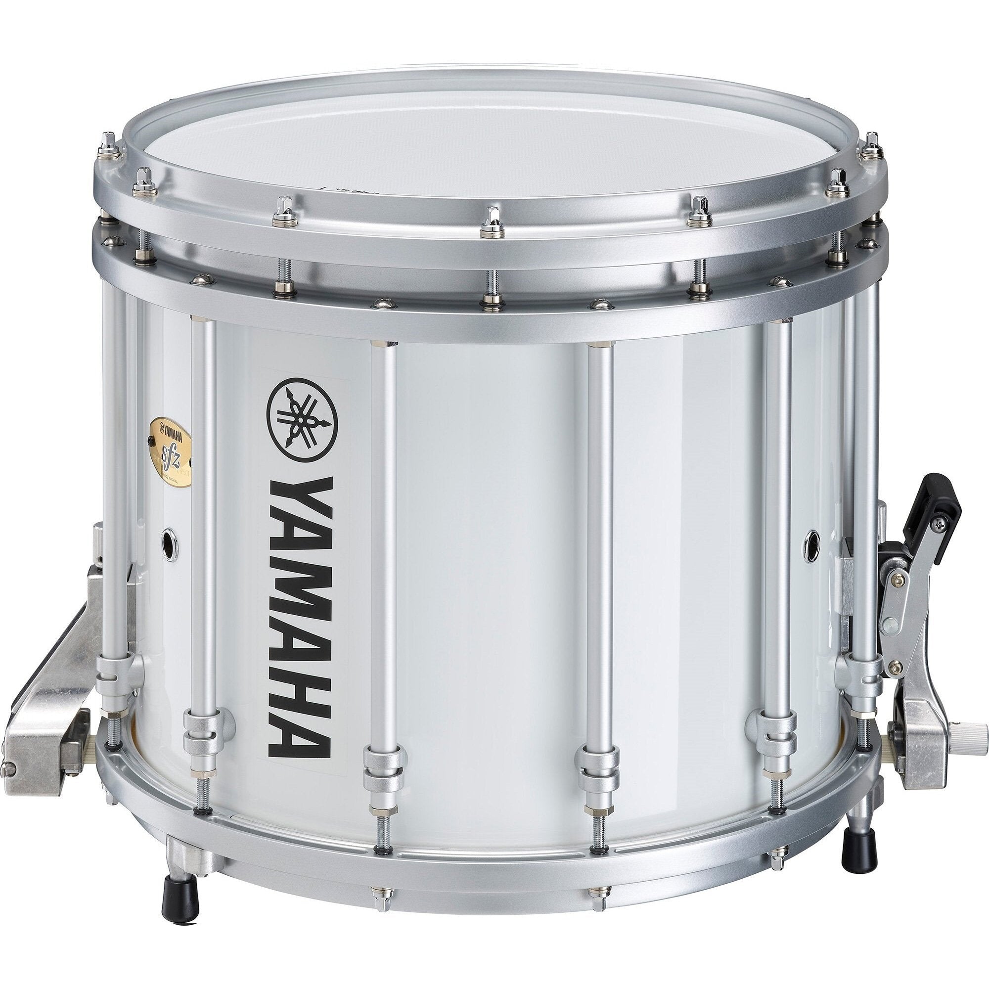 Yamaha SFZ Series Marching Snare Drum - 14" x 12" - White