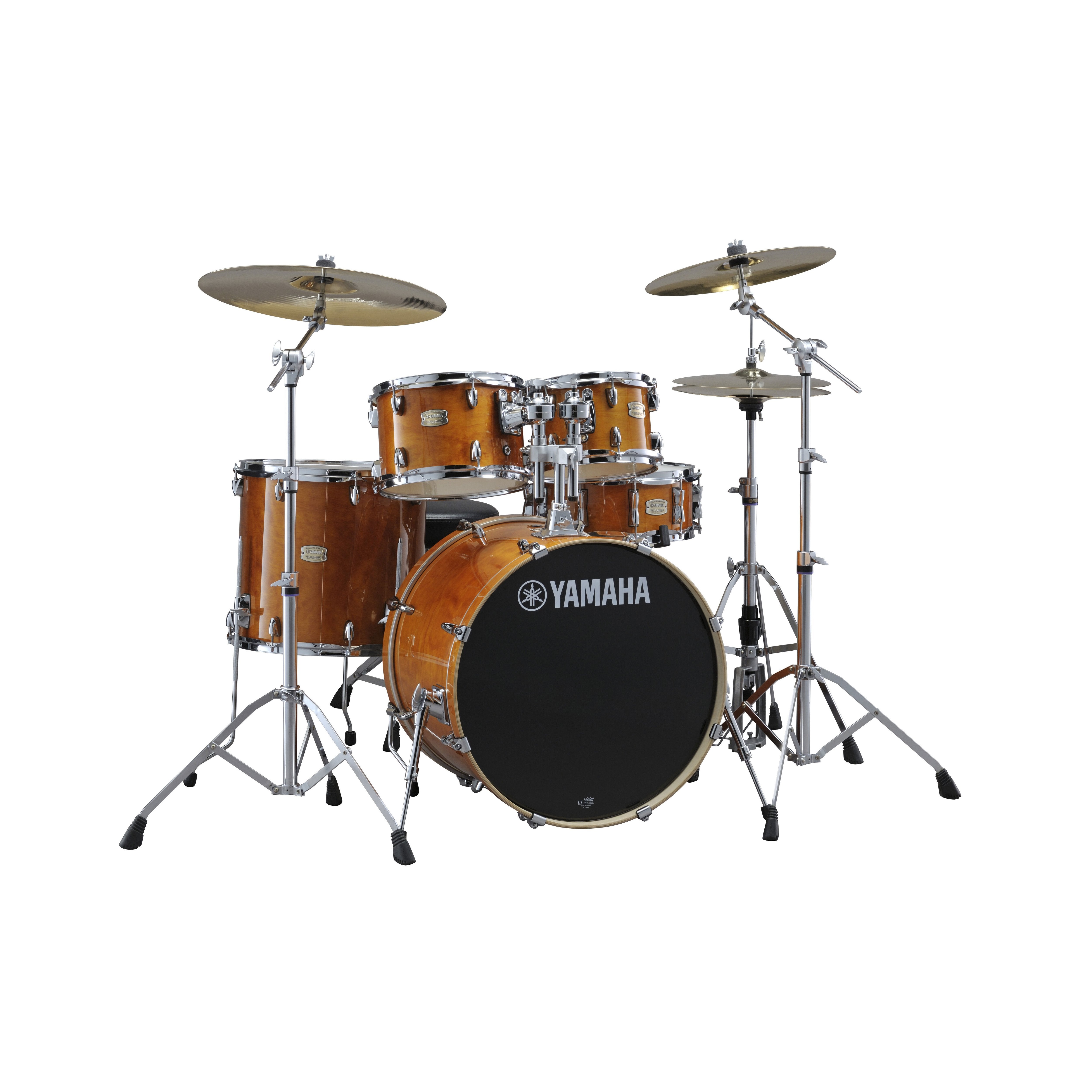 Yamaha Stage Custom Birch 5-piece Drum Set Shell Pack - 22" Bass Drum - Honey Amber