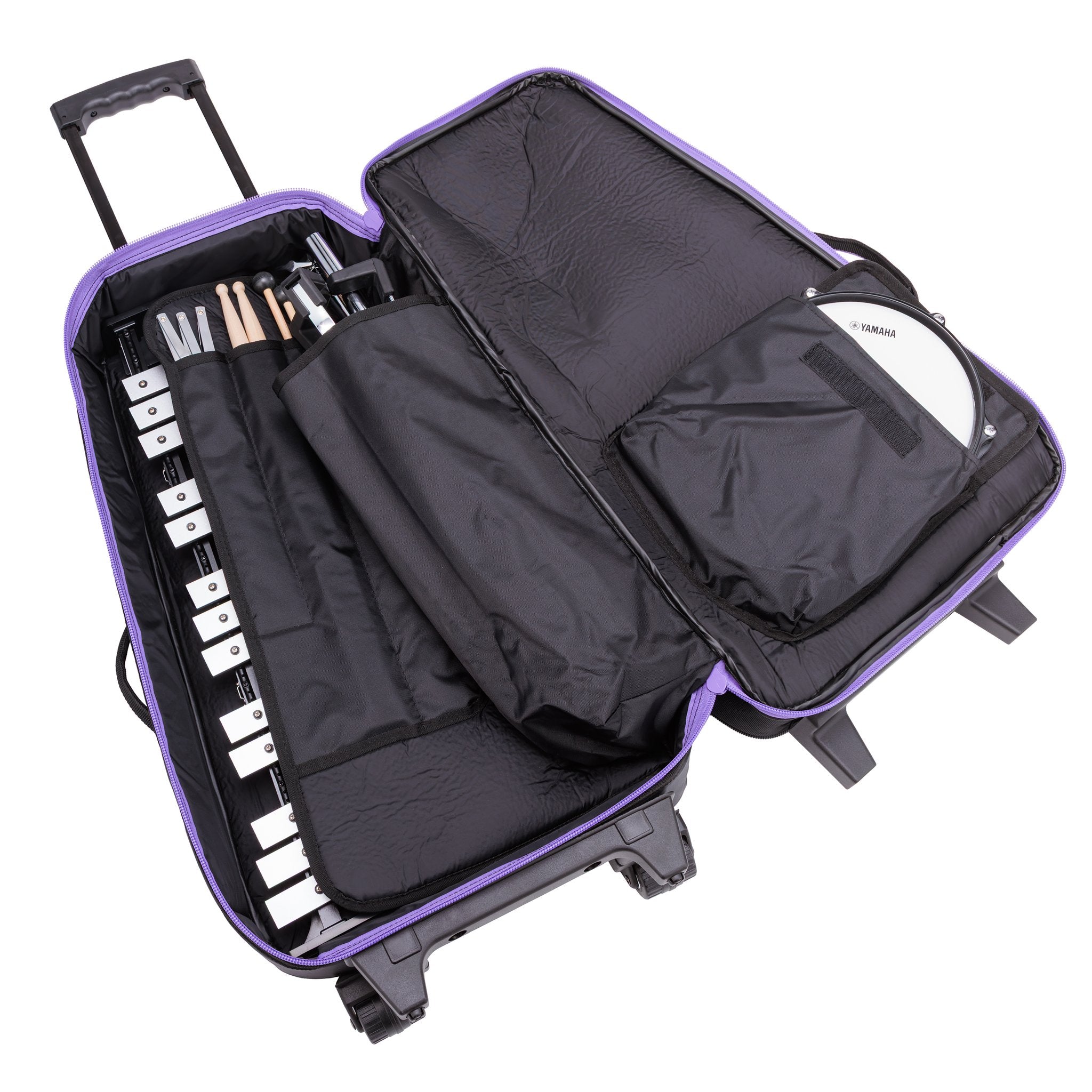 Yamaha Student Percussion Bell Kit With Roller Cart SPK-285R Case