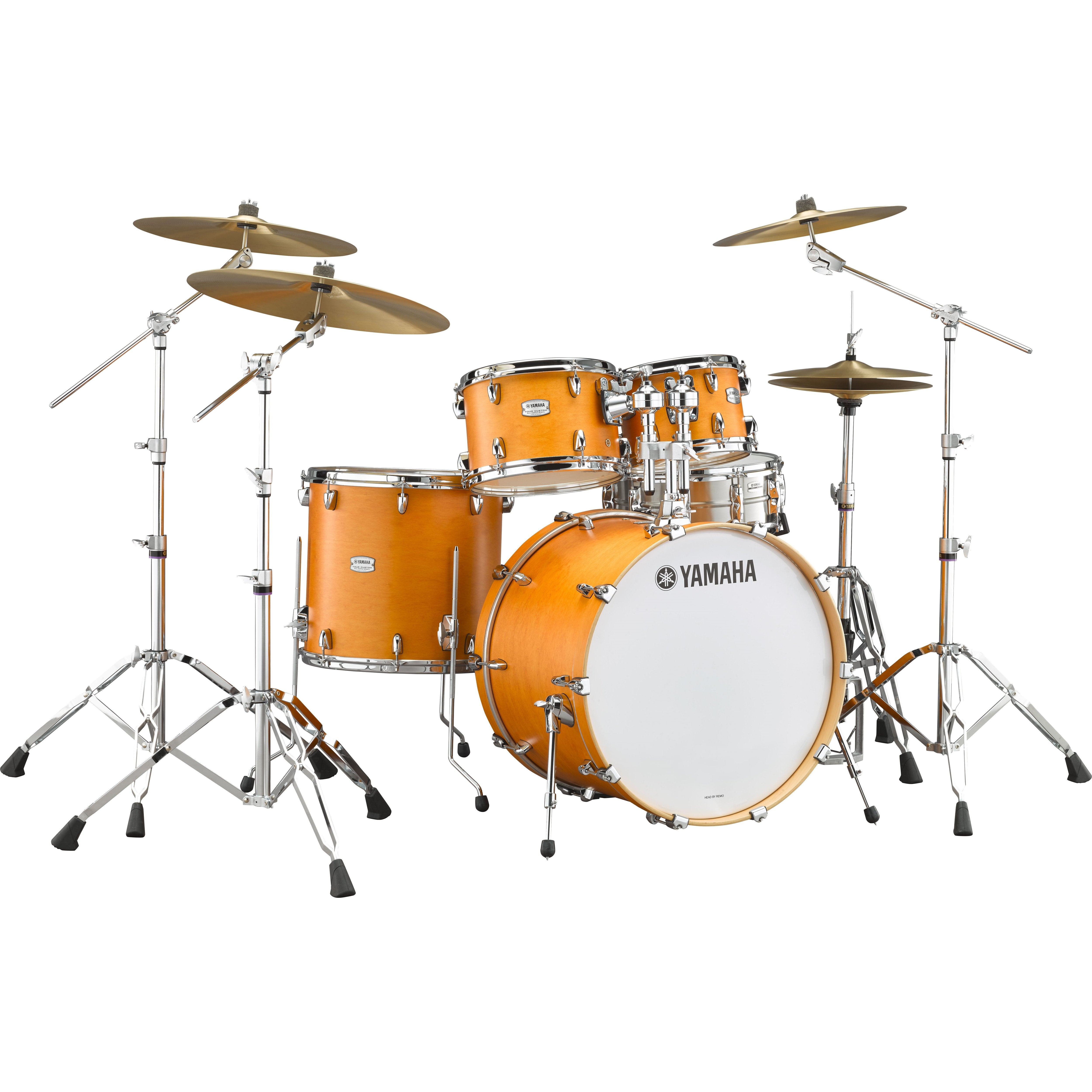 Yamaha Tour Custom 4-piece Drum Set Shell Pack - 20" Bass Drum - Caramel Satin