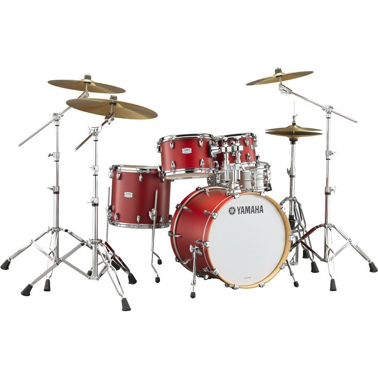 Yamaha Tour Custom 4-Piece Shell Pack-Candy Apple Satin TMP0F4CAS