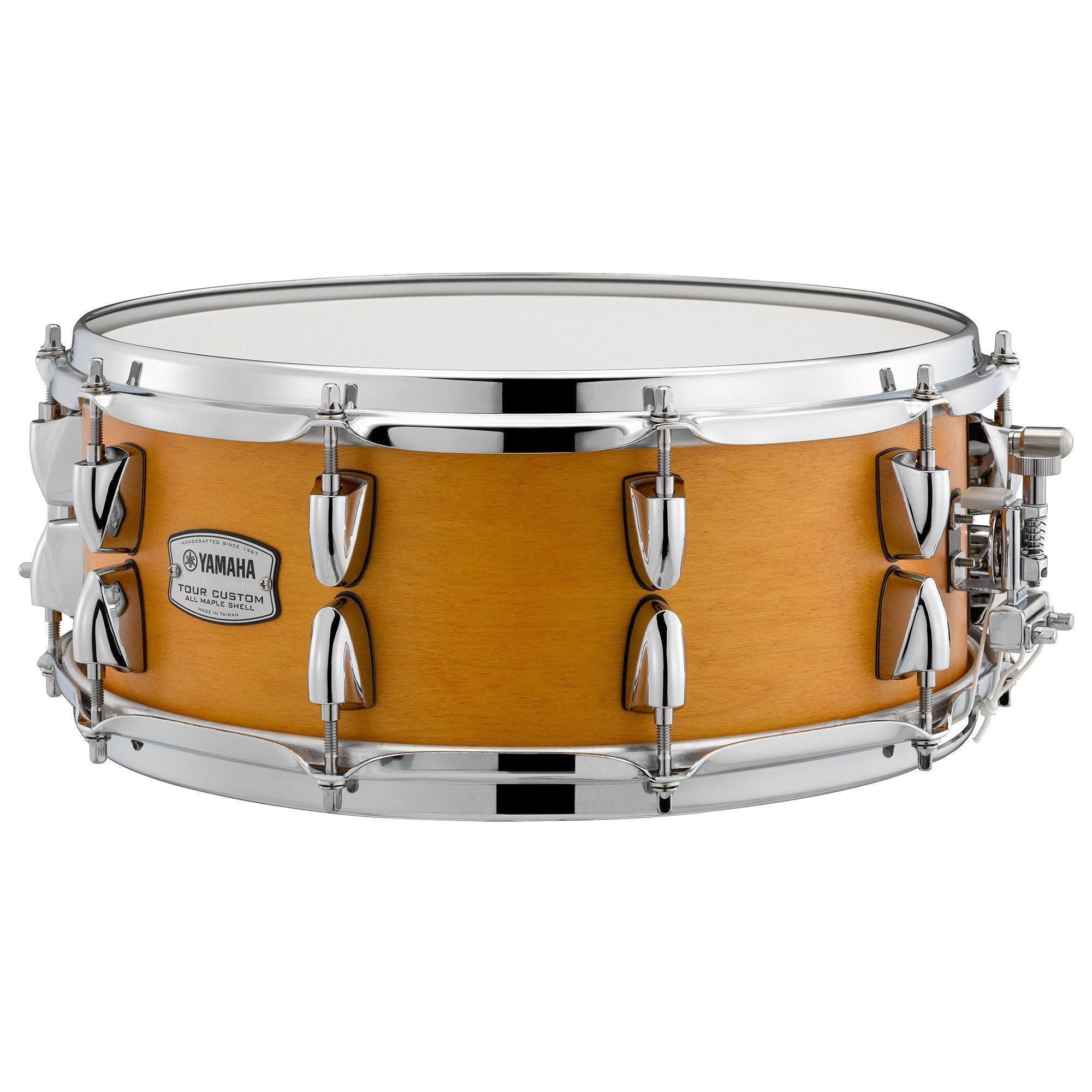 Yamaha Tour Custom Maple Snare Drum - 14" x 5.5" - Caramel Satin
