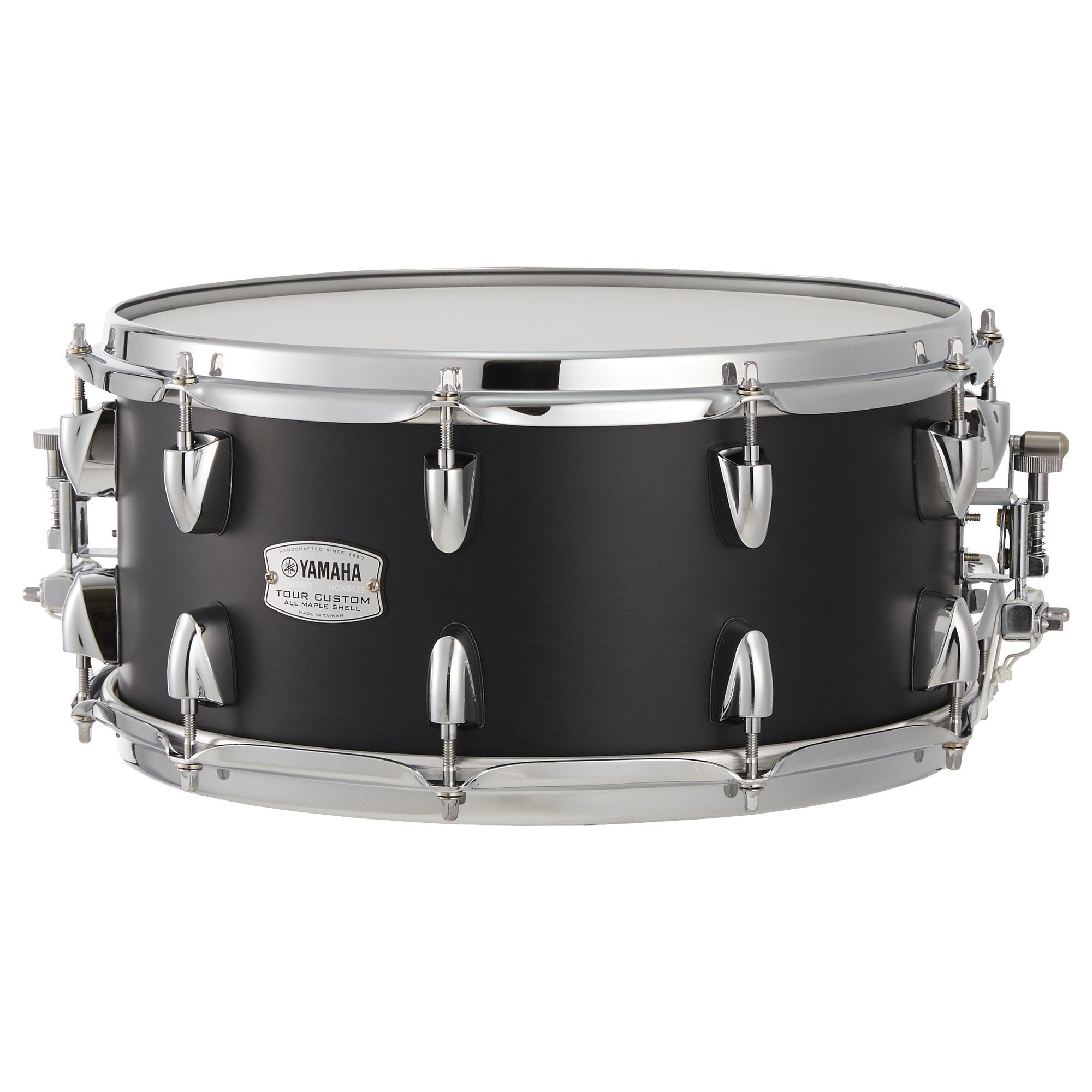 Yamaha Tour Custom Maple Snare Drum - 14" x 6.5" - Licorice Satin