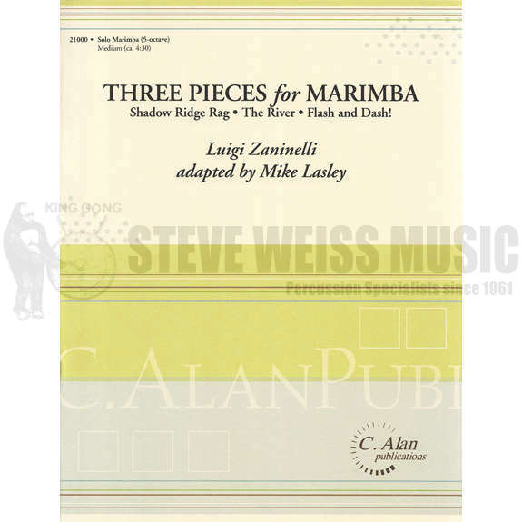 Zaninelli-Three Pieces for Marimba arr. Lasley-M