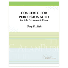 Ziek Concerto for Percussion Solo and Piano Cover