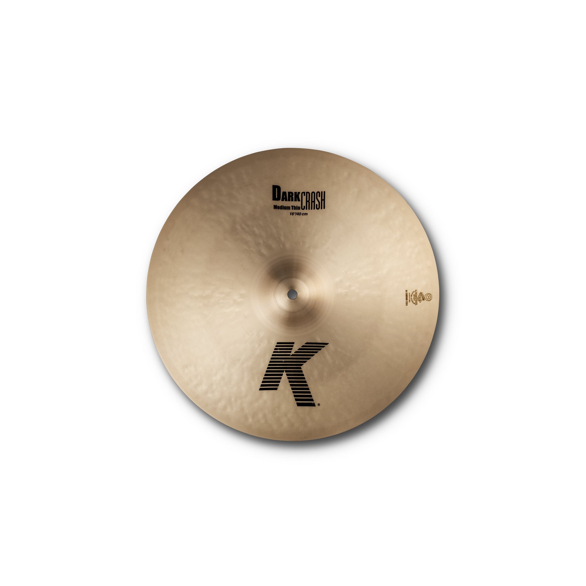 Zildjian 16" K Dark Medium Thin Crash Cymbal - Image 1