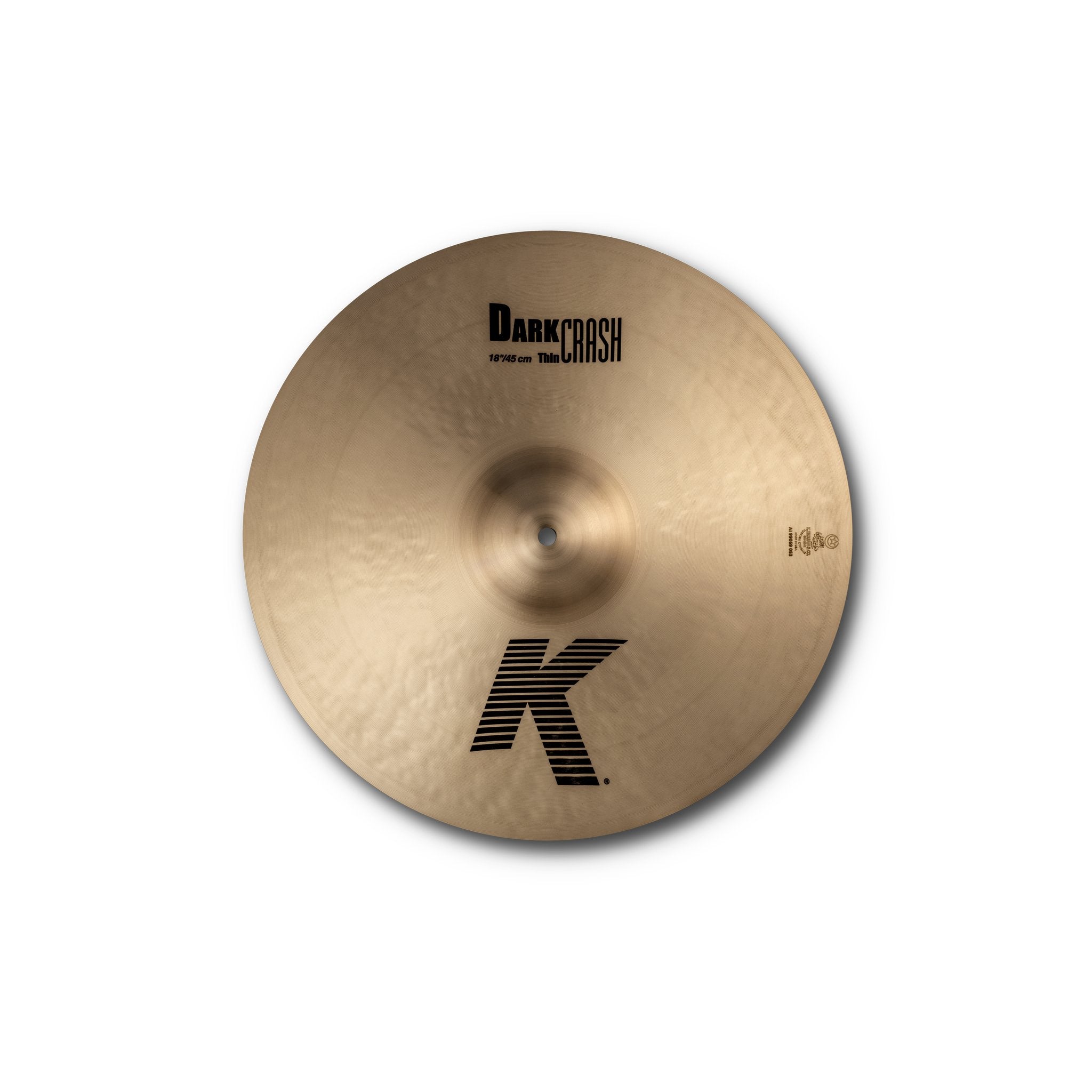 Zildjian 18" K Dark Thin Crash Cymbal - Image 1