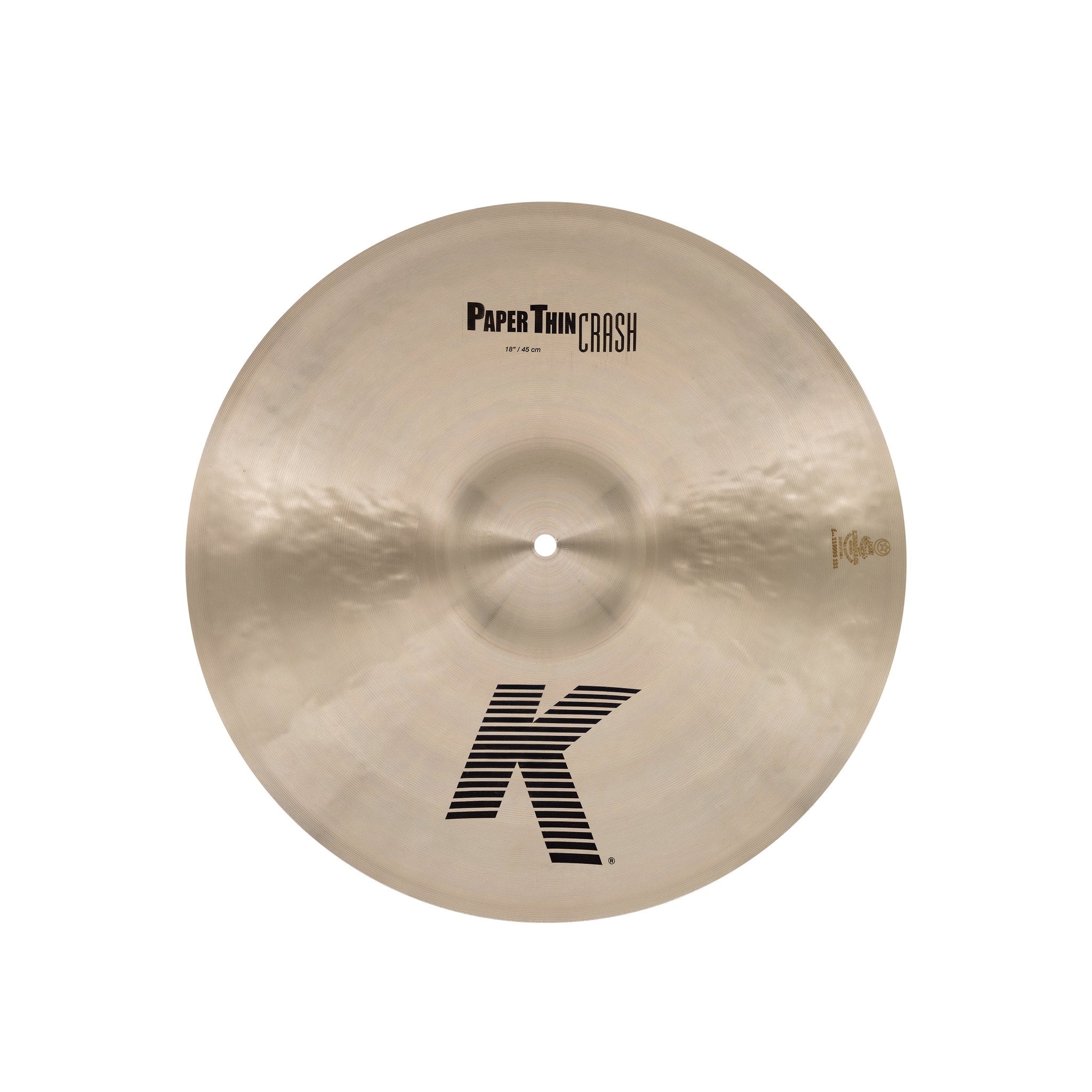 Zildjian 18" K Paper Thin Crash Cymbal - Image 1