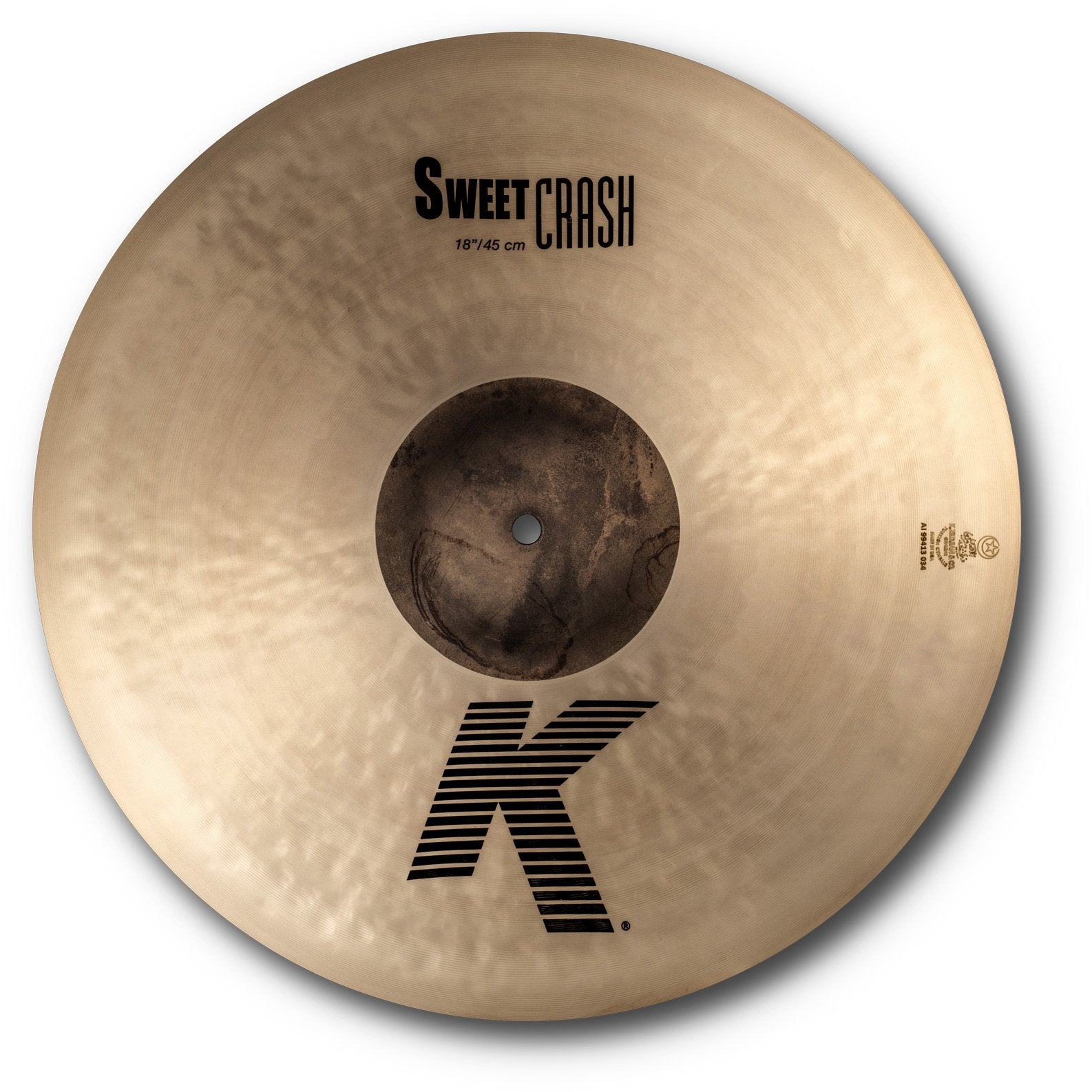 Zildjian 18" K Sweet Crash Cymbal Bell Top