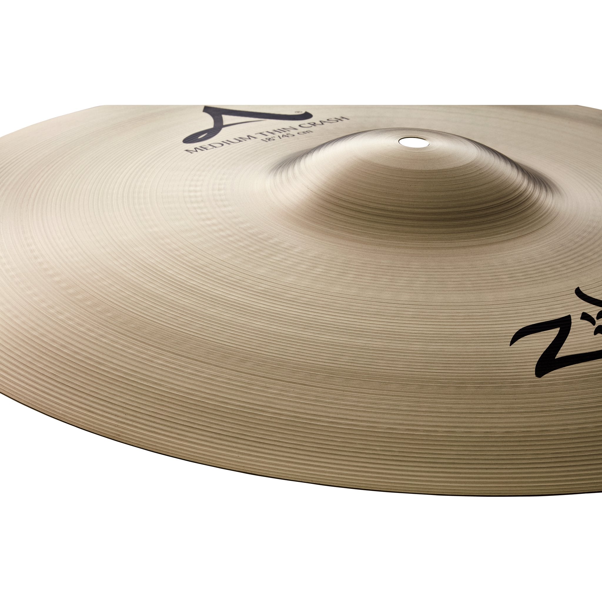 Zildjian 18" Medium Thin Crash Cymbal Bell