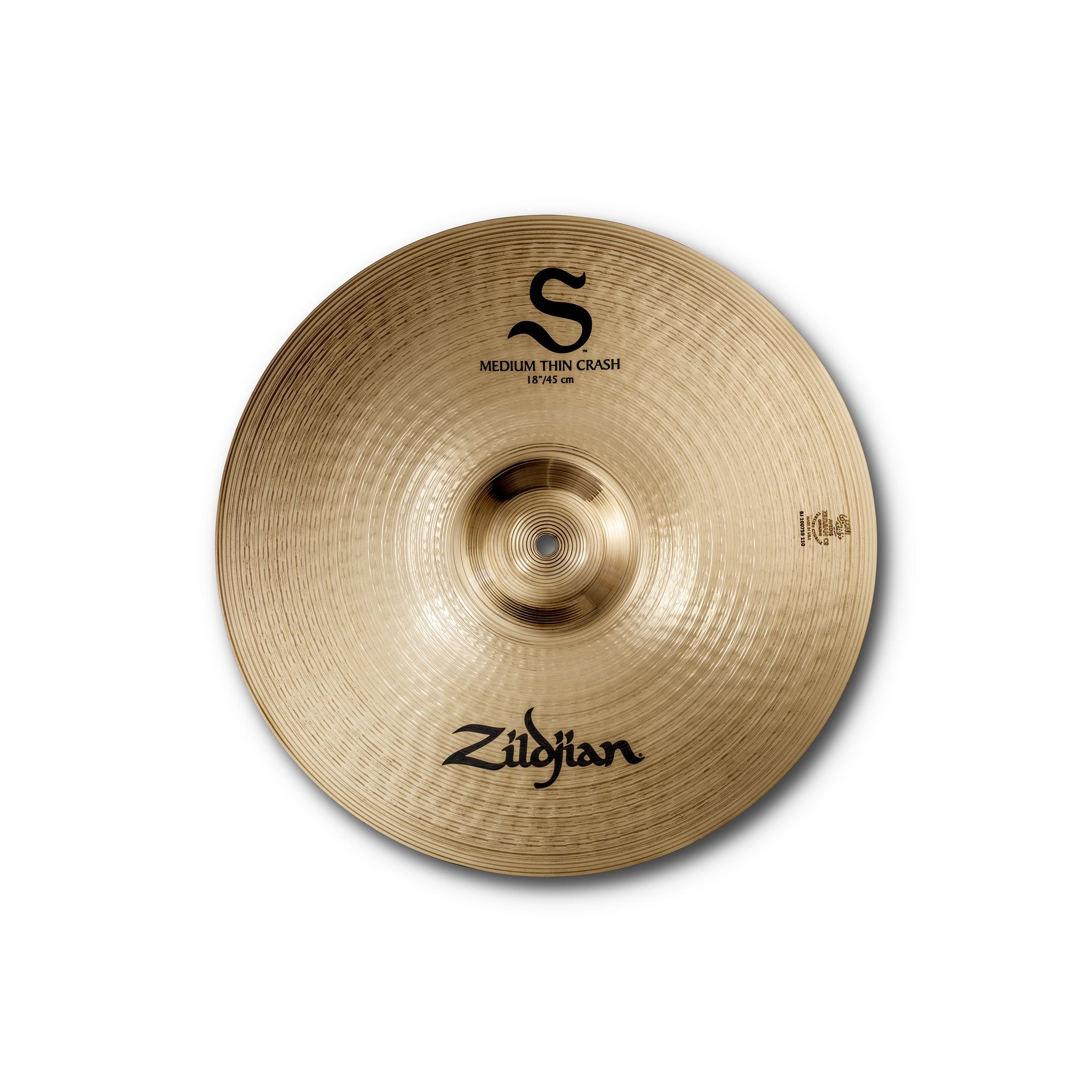 Zildjian 18" S  Series Medium Thin Crash Cymbal - Image 1