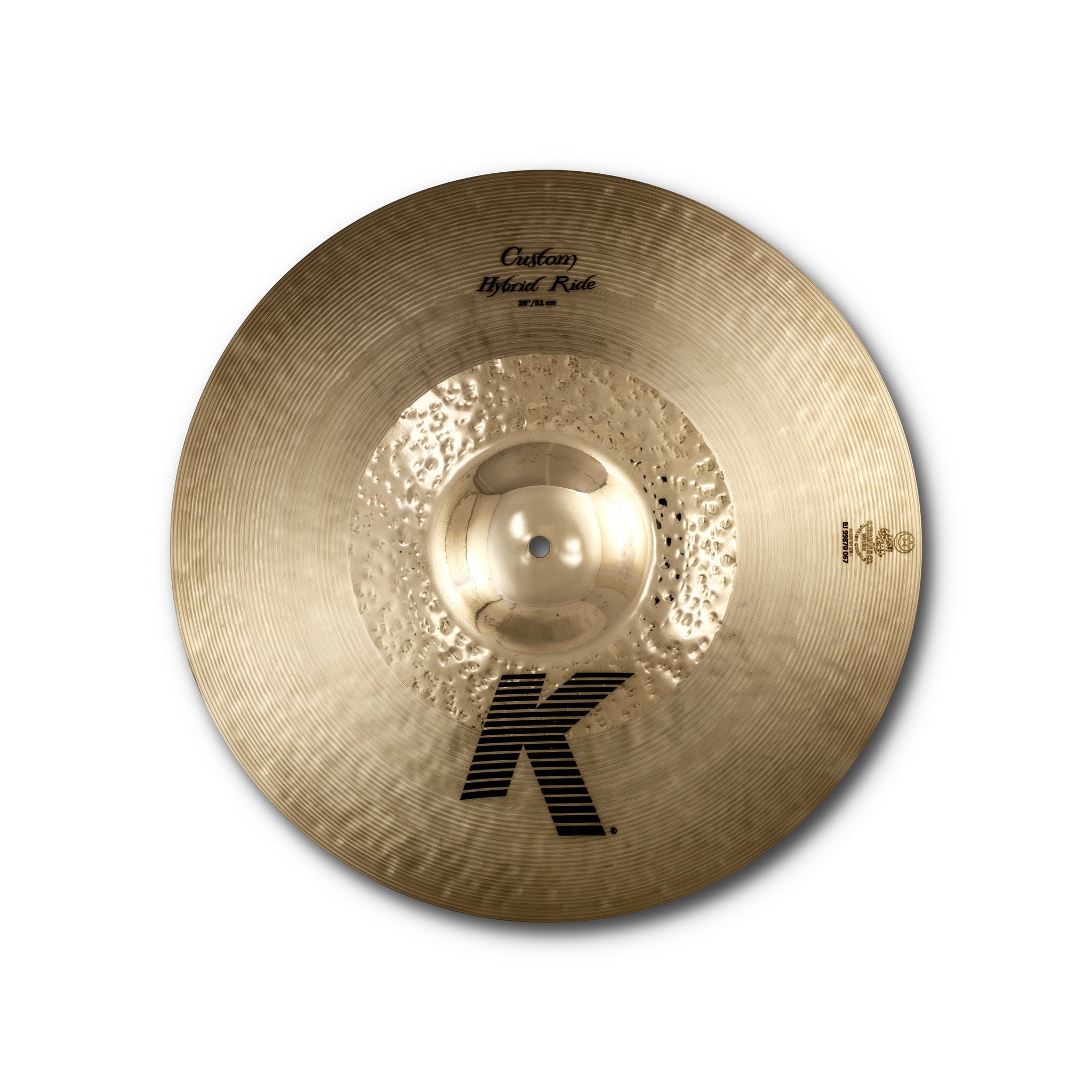 Zildjian 20" K Custom Hybrid Ride Cymbal - Image 1