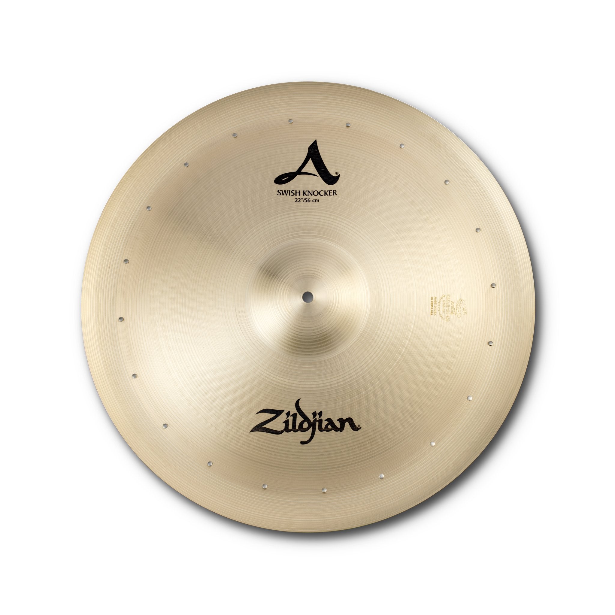 zildjian A swish knocker 22’56cm Zildjian 22'' A Swish Knocker Cymbal | Steve Weiss Music