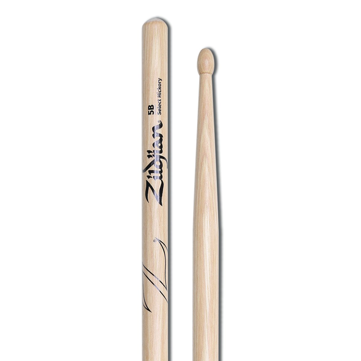Zildjian 5B Natural Wood Tip Drumsticks - Image 2
