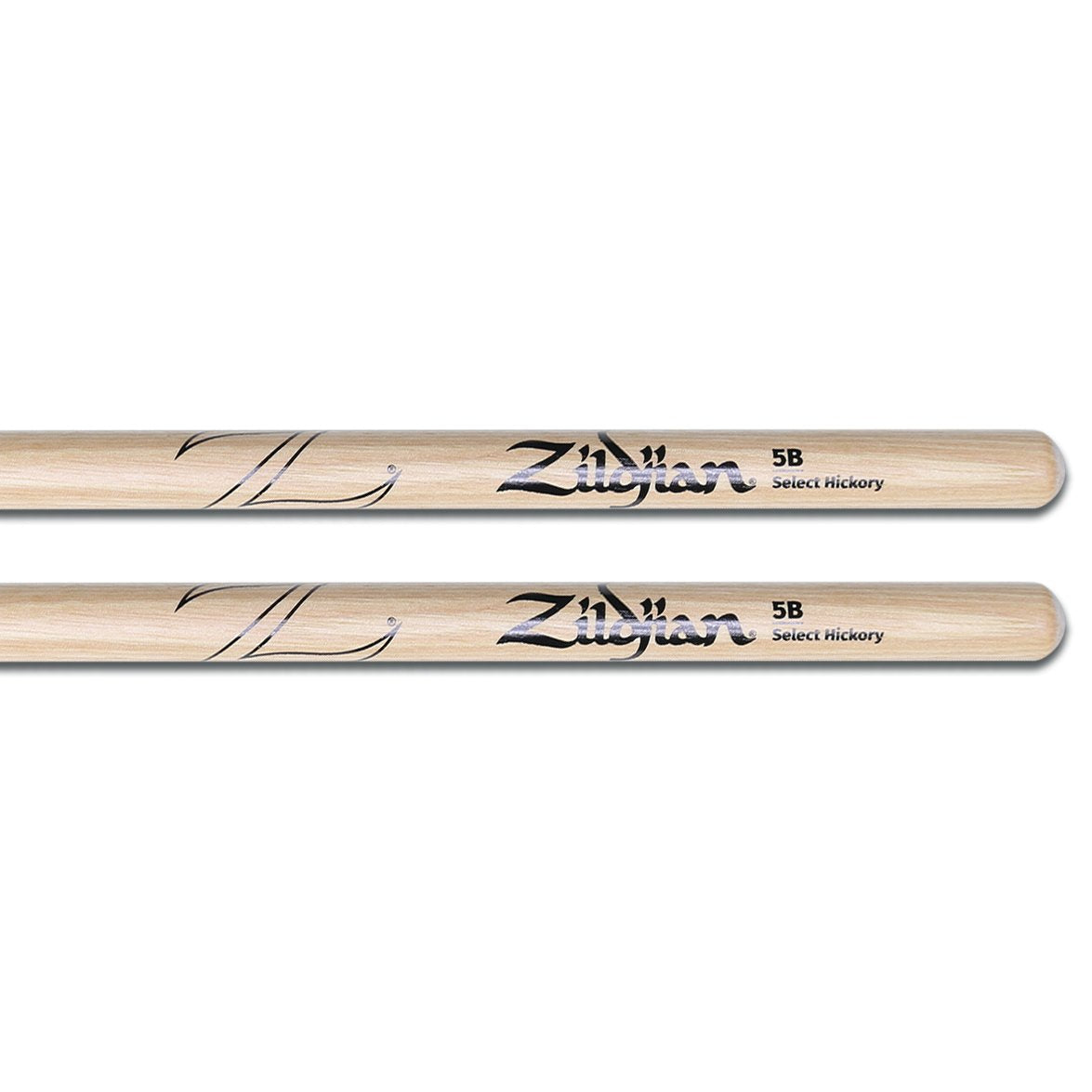Zildjian 5B Natural Wood Tip Drumsticks - Image 1