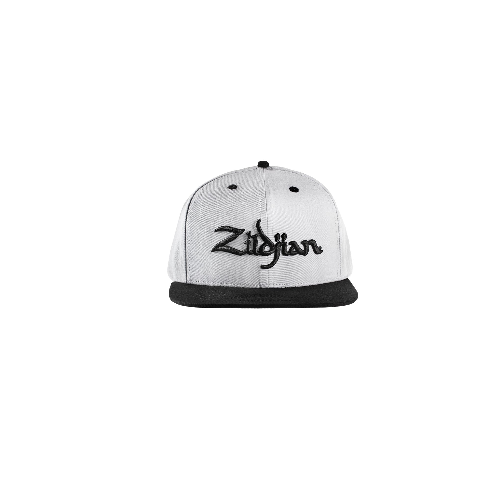 Zildjian 6 Panel Snapback Hat - White - Image 2