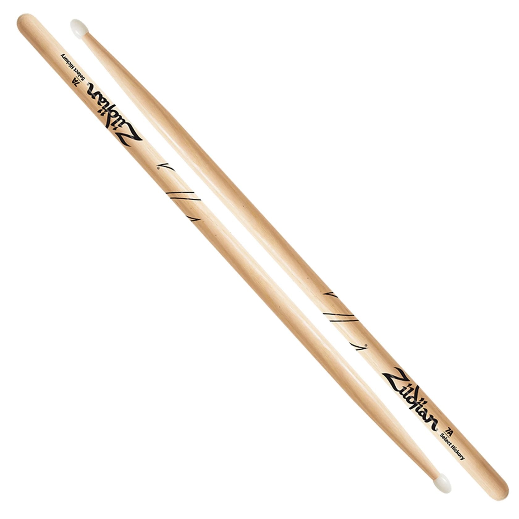 Zildjian 7a nylon Natural finish drumsticks z7an