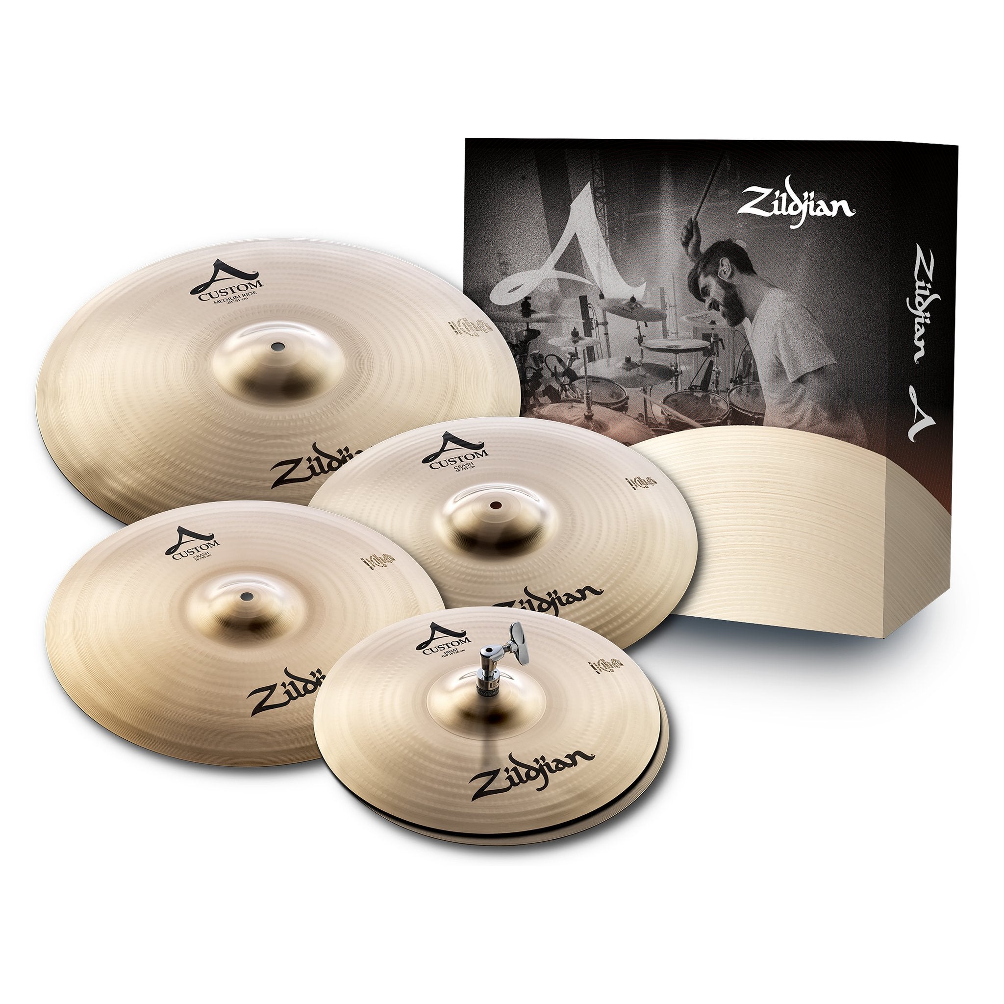 Zildjian A Custom Cymbal Pack Induvial Cymbals with Box A20579-11