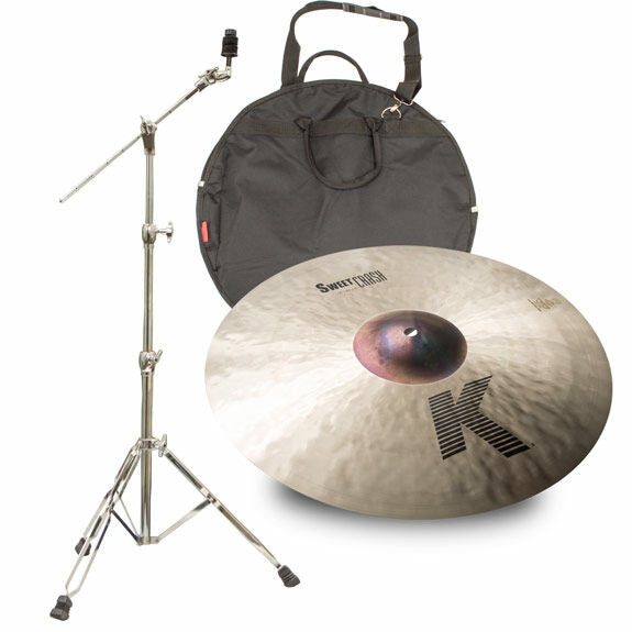 Zildjian K 16" Sweet Crash Cymbal with FREE Boom Stand and Bag