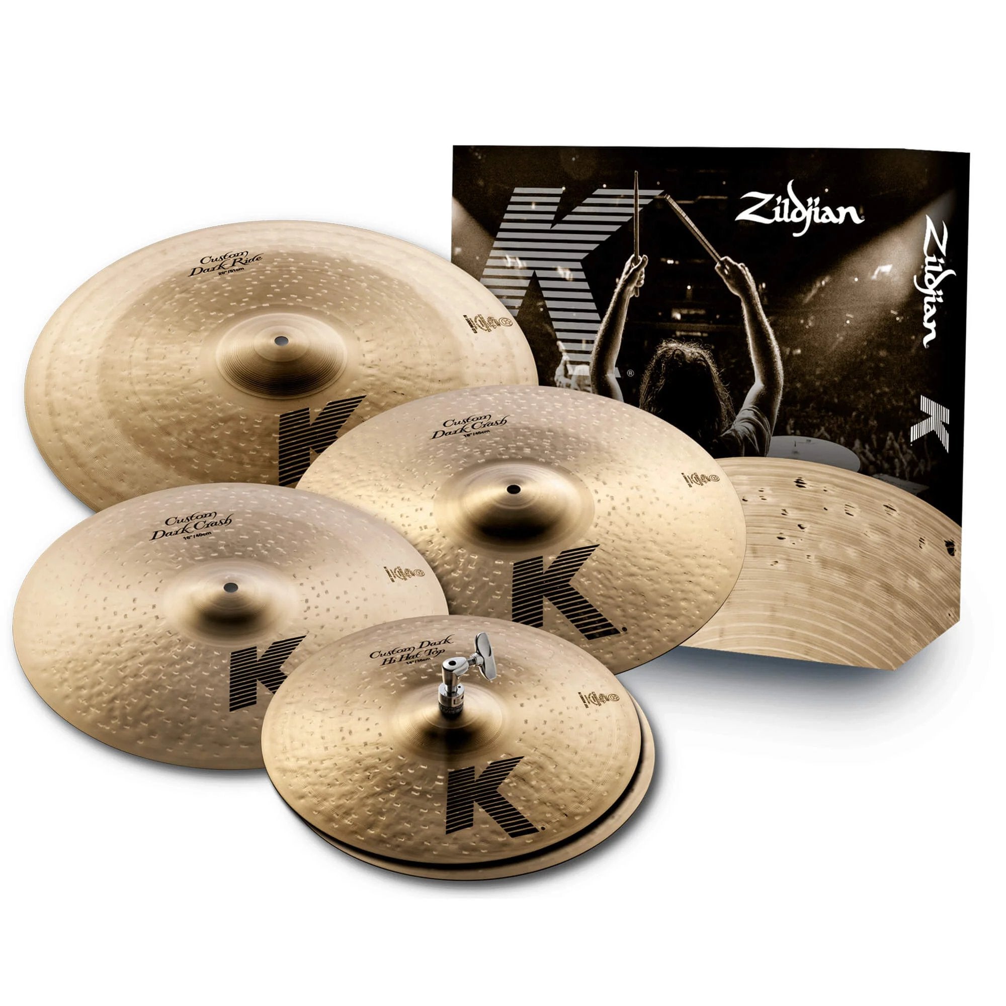 Zildjian K Custom Dark Cymbal Pack KCD900