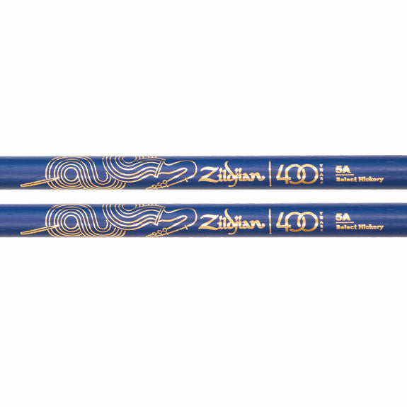 Zildjian Limited Edition 400th Anniversary 5A Acorn Blue Drumsticks - 1930s-1950s Birth of Jazz